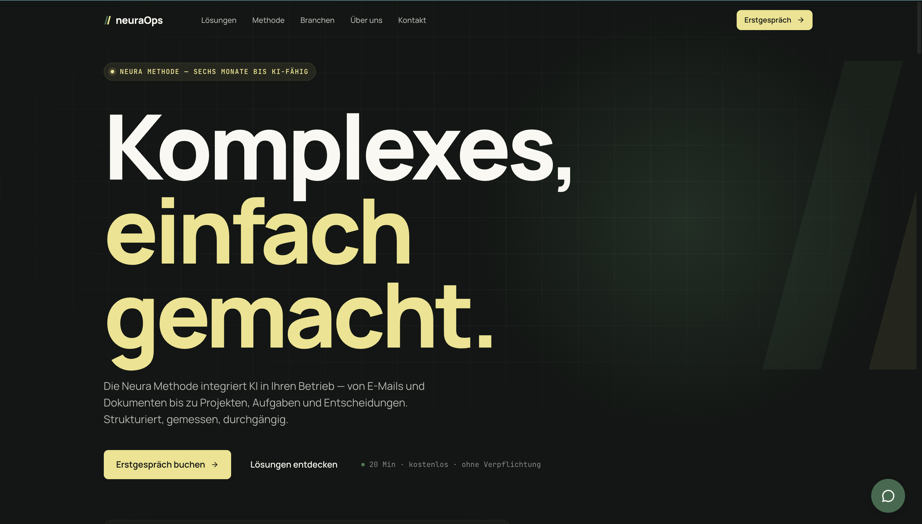 AI Consultancy Marketing Website