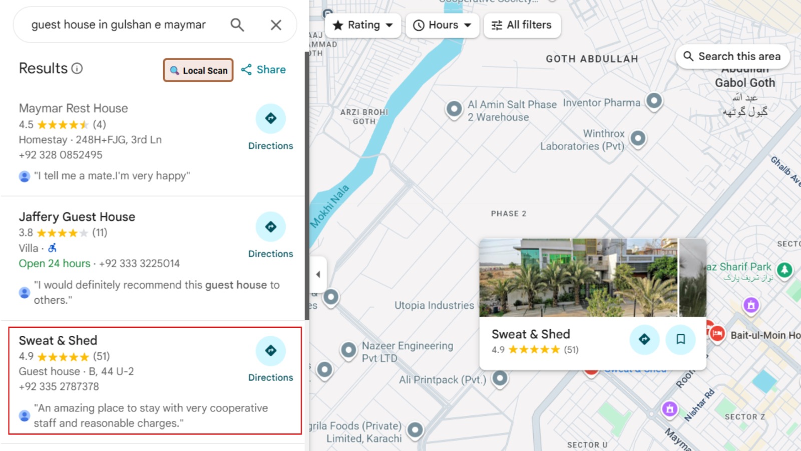 Local SEO — Guest House